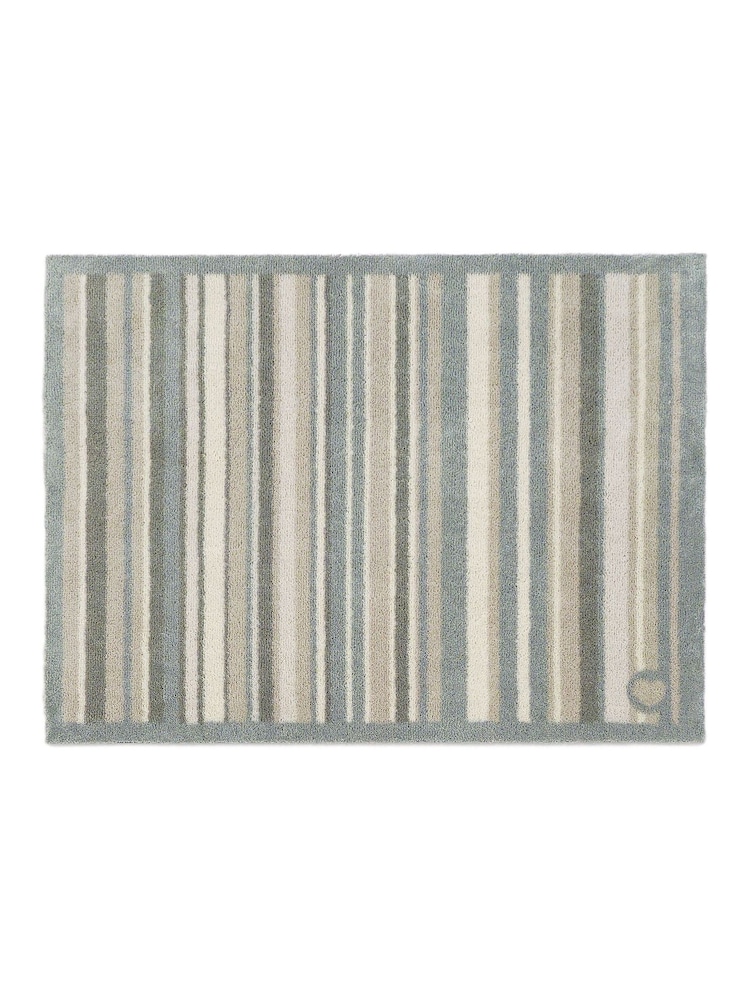 Hug Rug Sage Stripe Doormat - Image 2 of 5 Hug Rug Sage Stripe Doormat - Image 2 of 5