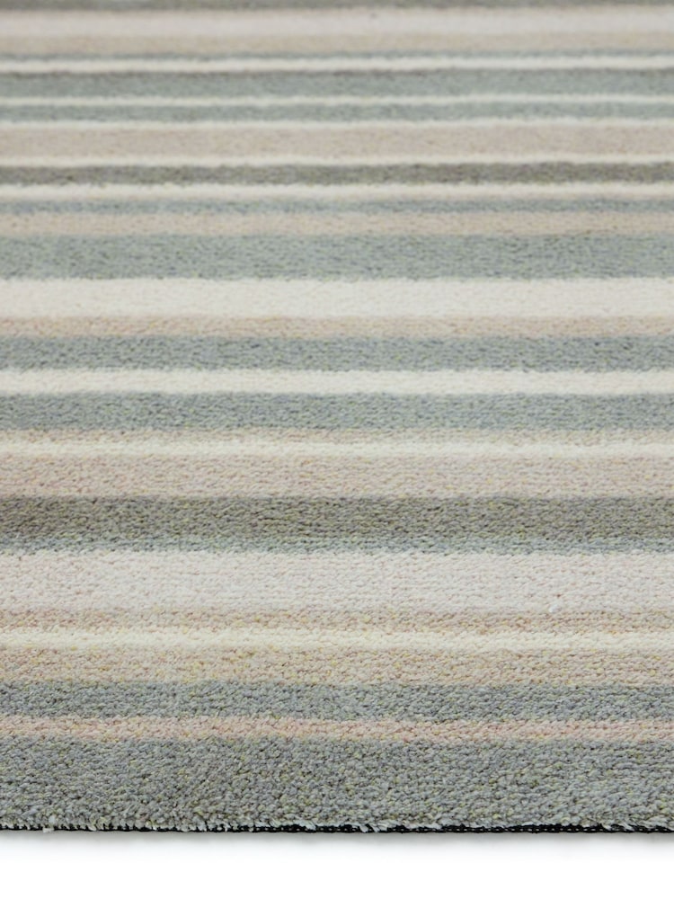 Hug Rug Sage Stripe Doormat - Image 5 of 5 Hug Rug Sage Stripe Doormat - Image 5 of 5