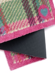 Hug Rug Pink Green Tartan Doormat - Image 5 of 5