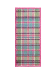 Hug Rug Pink/Green Tartan Runner - Image 2 of 5