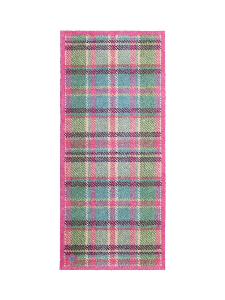 Hug Rug Pink/Green Tartan Runner - Image 2 of 5