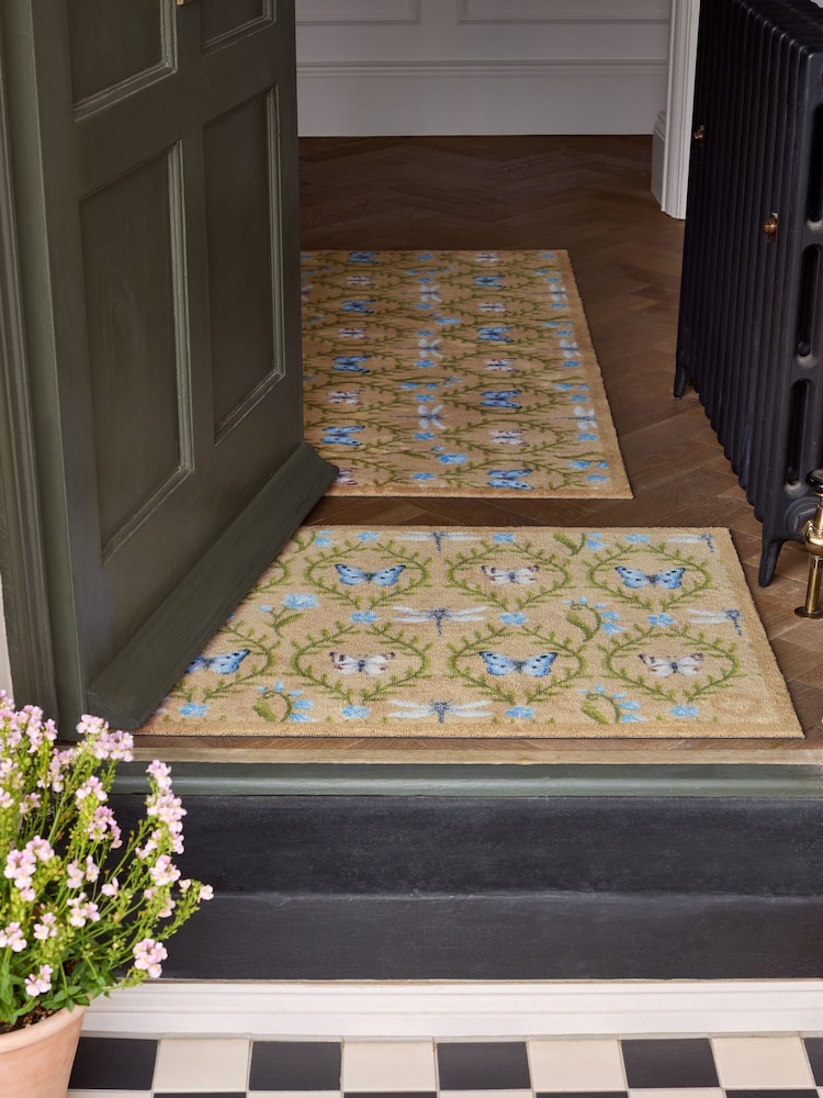 Hug Rug Natural Wild Meadow Doormat - Image 1 of 5 Hug Rug Natural Wild Meadow Doormat - Image 1 of 5