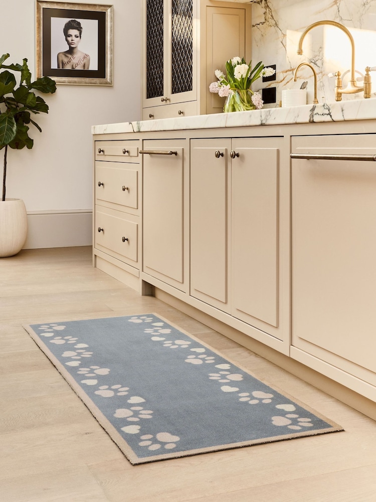 Hug Rug Blue Home Paws Runner - Image 1 of 4 Hug Rug Blue Home Paws Runner - Image 1 of 4