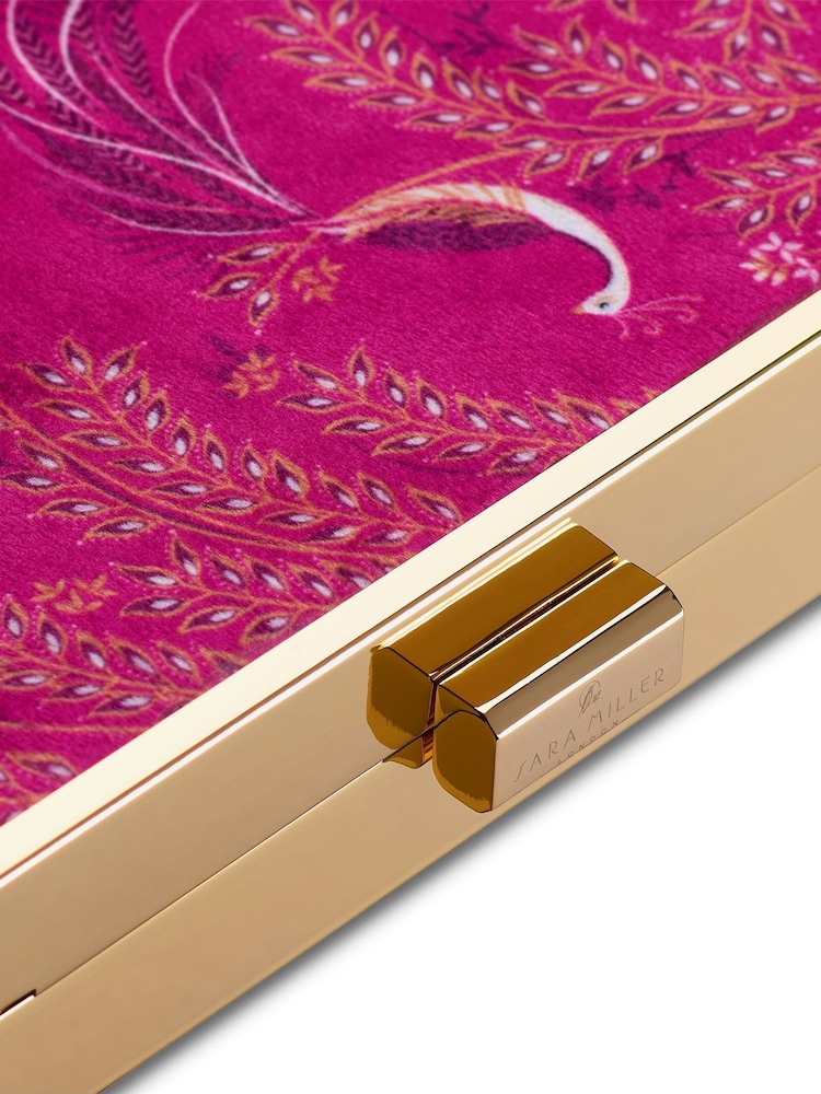 Sara Miller Velvet Clutch Elegant Bird - Image 5 of 5