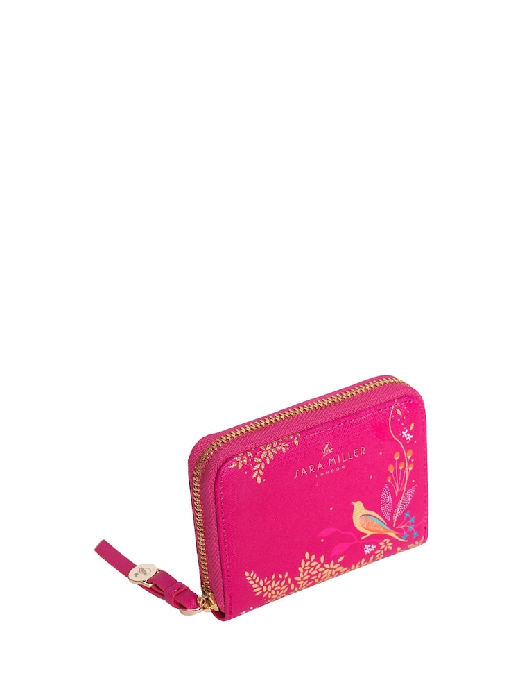 Sara Miller Small Zip Purse Pink Chelsea - Image 2 of 4 Sara Miller Small Zip Purse Pink Chelsea - Image 2 of 4