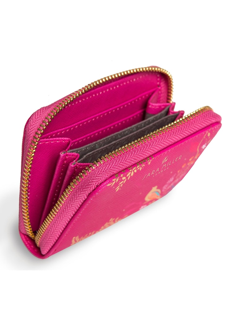 Sara Miller Small Zip Purse Pink Chelsea - Image 4 of 4 Sara Miller Small Zip Purse Pink Chelsea - Image 4 of 4
