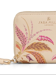 Sara Miller Pink Small Zip Fern Garden Purse - Image 2 of 2