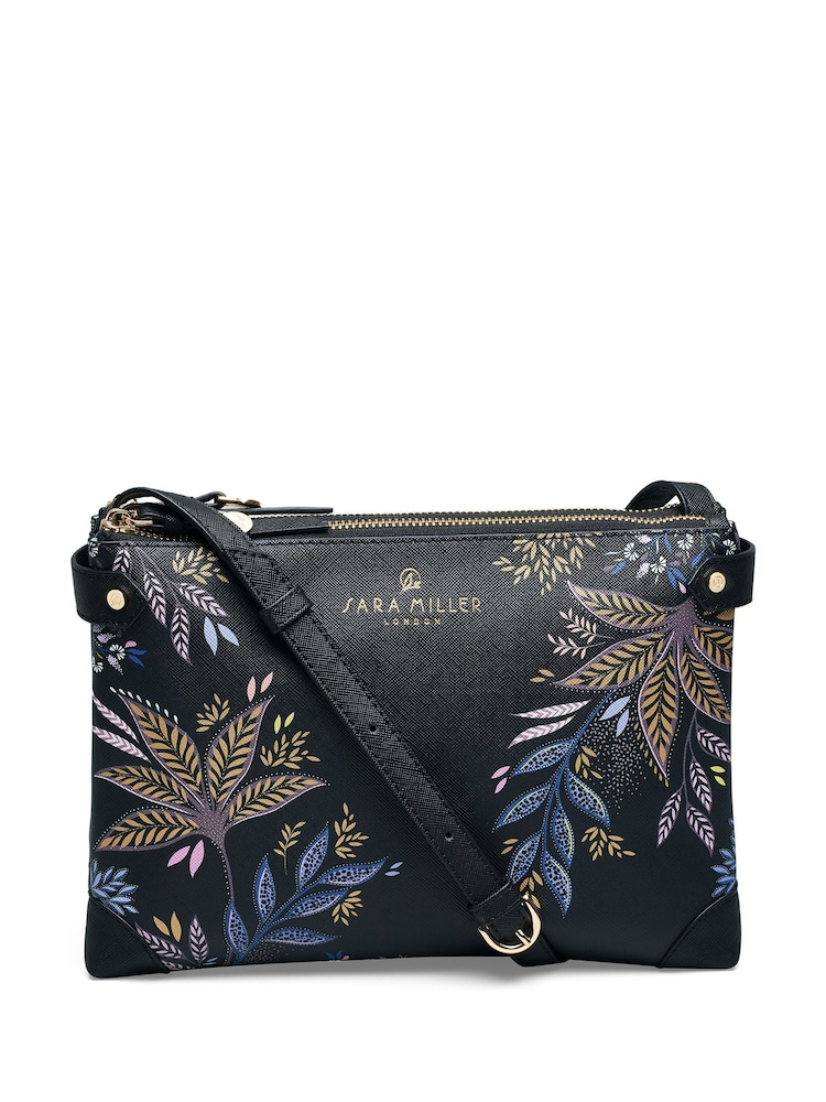 Sara Miller Pink Zip Crossbody Chelsea Bag - Image 1 of 4 Sara Miller Pink Zip Crossbody Chelsea Bag - Image 1 of 4