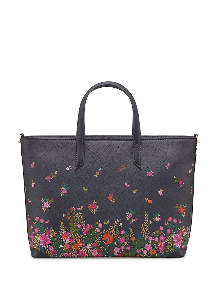 Sara Miller Medium Ditsy Floral Tote - Image 2 of 5 Sara Miller Medium Ditsy Floral Tote - Image 2 of 5