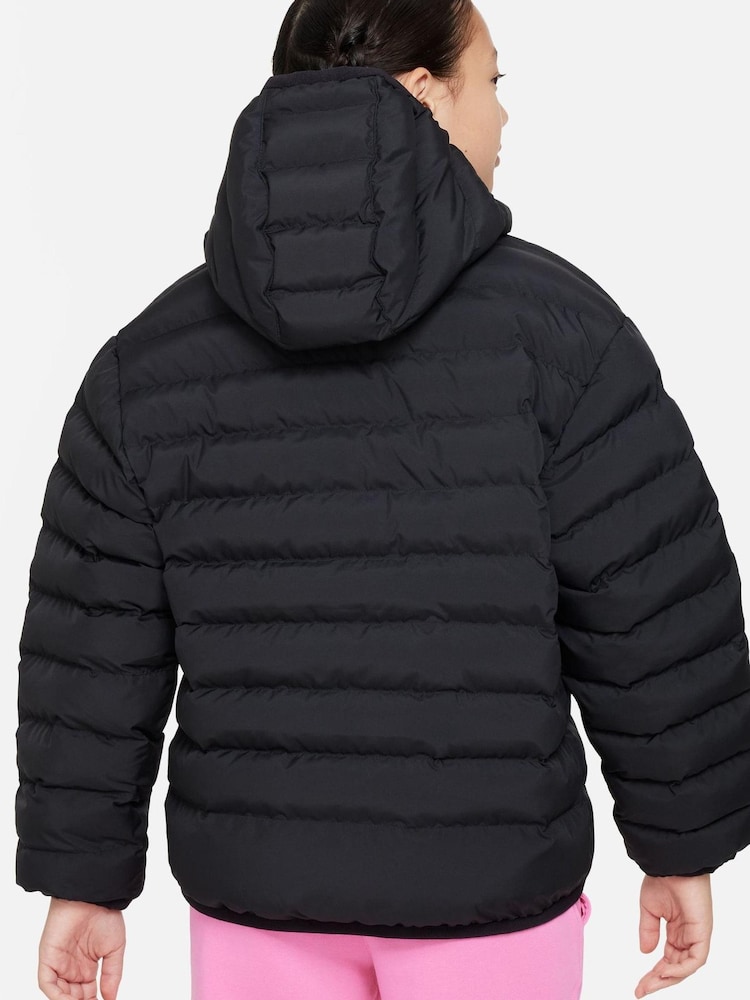 Nike Black/Pink Oversized Padded Jacket - Image 2 of 6