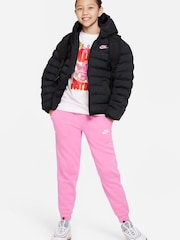 Nike Black/Pink Oversized Padded Jacket - Image 3 of 6