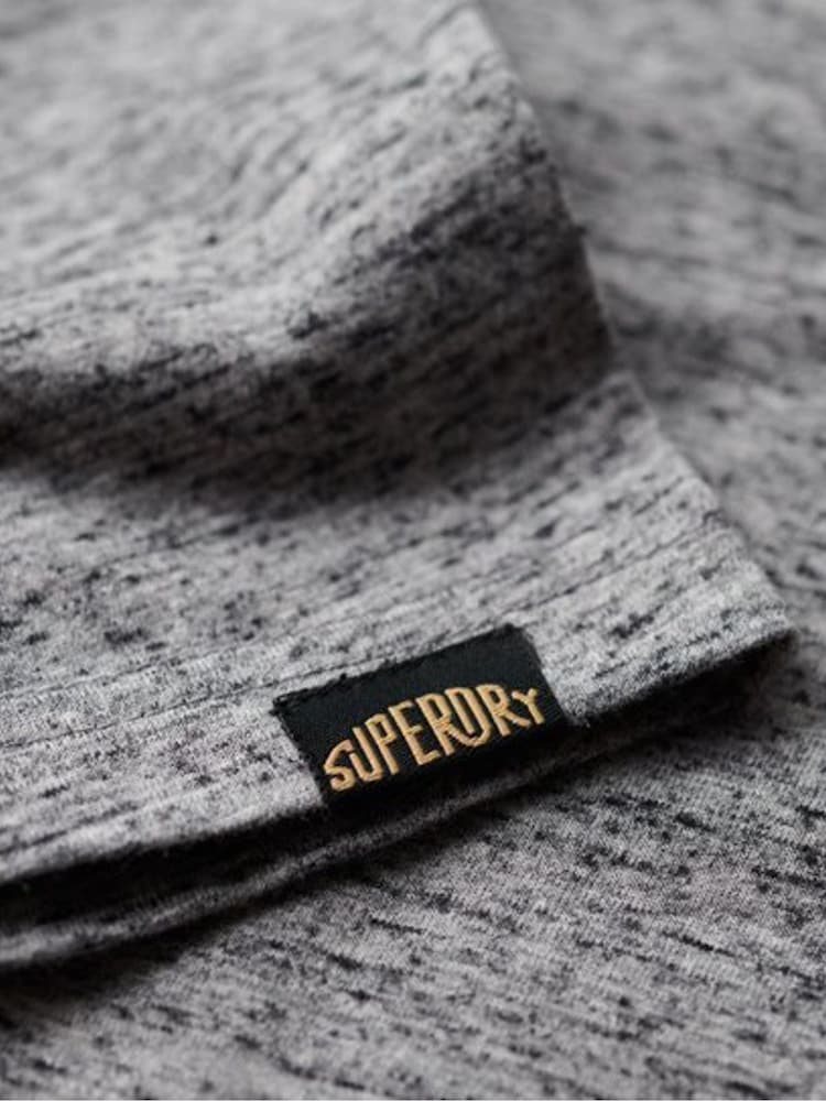 Superdry Grey Terrain Striped Logo T-Shirt - Image 6 of 6