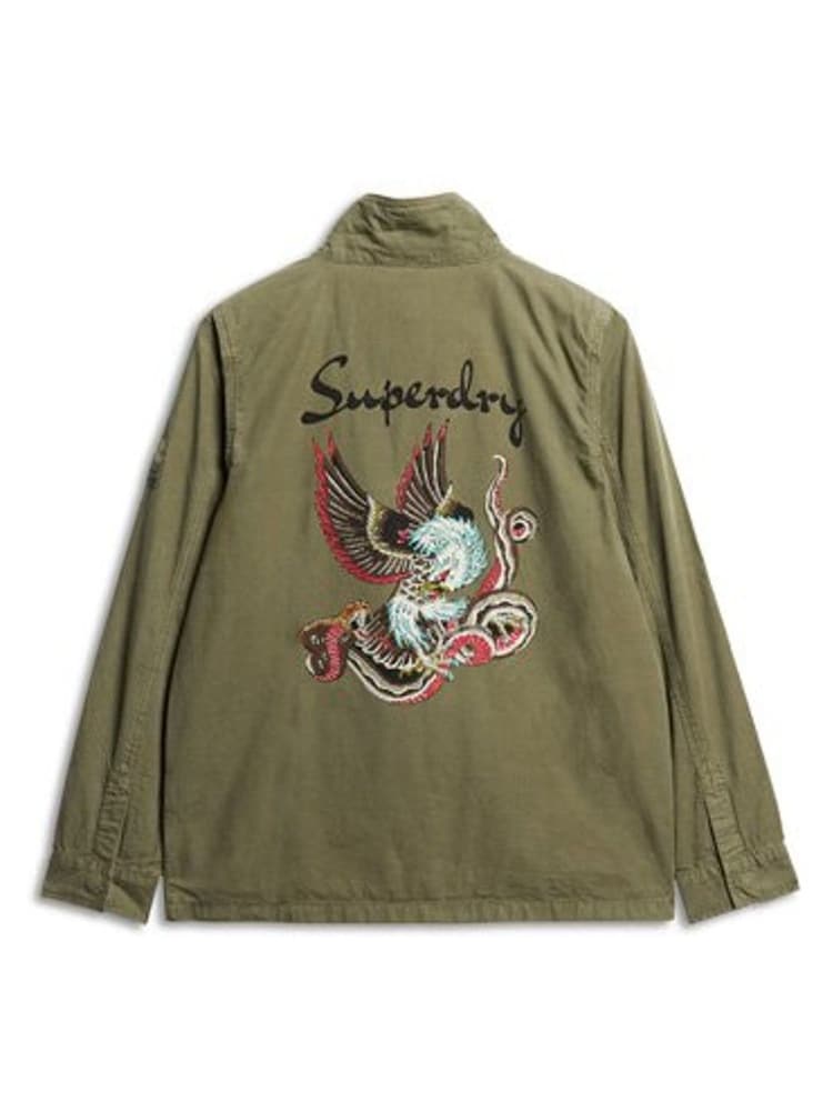 Superdry Tropez M65 Embellished Military 100% Cotton Jacket - Bild 6 von 6