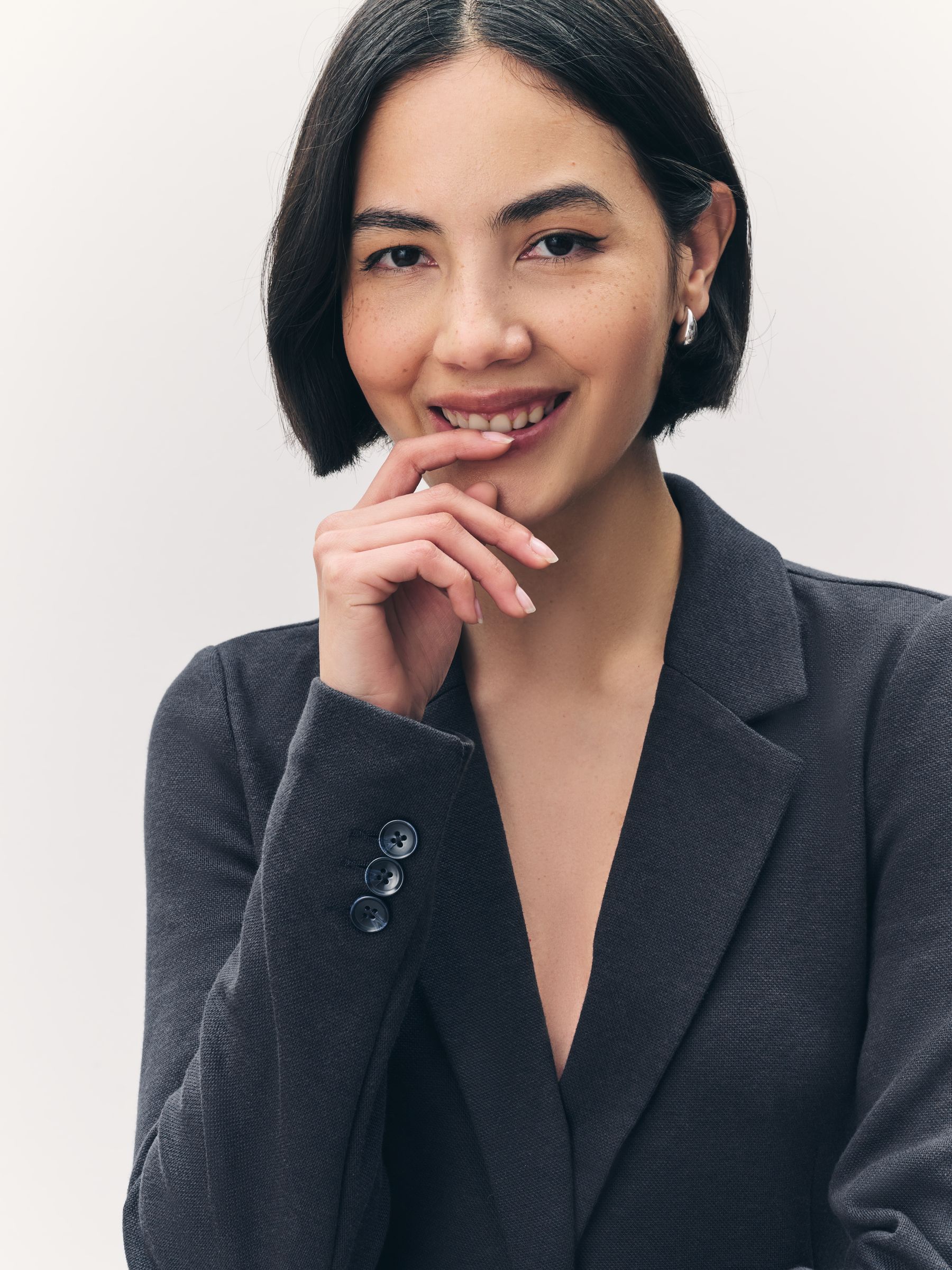 Buy vero moda navy fitted blazer from the next uk online shop