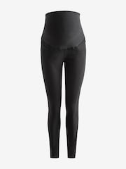 Mamalicious Black Slim Fit High Waist Over the Bump 100% Cotton Maternity Jeans - Image 8 of 8