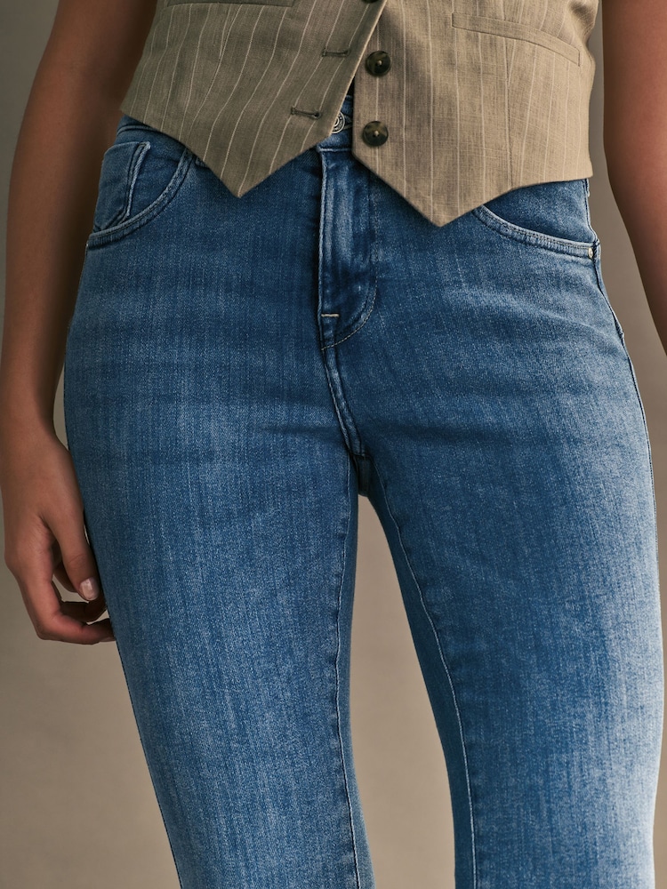 ONLY Blue 100% Cotton Power Push Up Skinny Jeans - Image 5 of 8