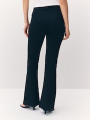 VERO MODA Black 100% Cotton Flared Trousers - Image 4 of 6