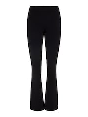VERO MODA Black 100% Cotton Flared Trousers - Image 6 of 6