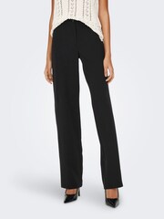 ONLY Black Straight Leg Smart Trousers - Image 1 of 5