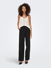 ONLY Black Straight Leg Smart Trousers - Image 2 of 5
