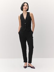 VERO MODA Black Slim High Waisted Trousers - Image 4 of 7