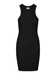 NOISY MAY Black Jersey Racer Neck Ribbed Dress - Image 5 of 5