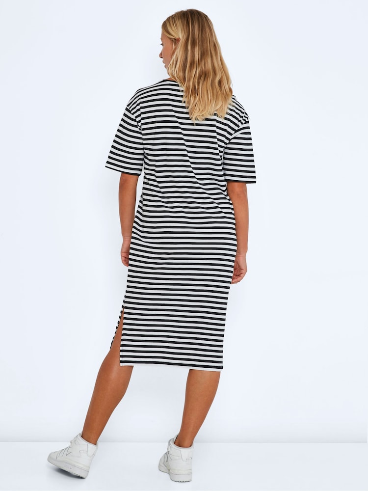 NOISY MAY Black Oversized Midi T-Shirt Dress - Image 3 of 7