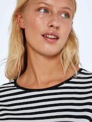 NOISY MAY Black Oversized Midi T-Shirt Dress - Image 4 of 7