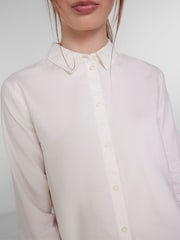 PIECES White Classic Oxford Workwear 100% Cotton Shirt - Image 2 of 4