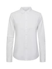 PIECES White Classic Oxford Workwear 100% Cotton Shirt - Image 3 of 4