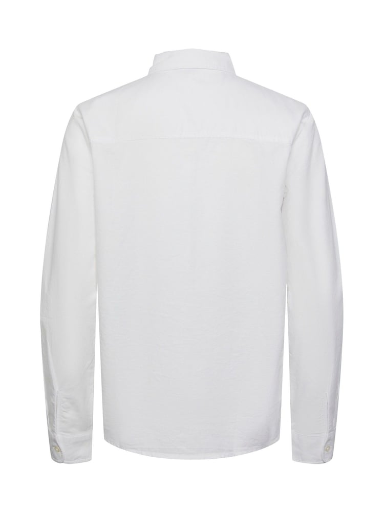 PIECES White Classic Oxford Workwear 100% Cotton Shirt - Image 4 of 4 PIECES White Classic Oxford Workwear 100% Cotton Shirt - Image 4 of 4