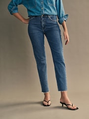 ONLY 100% Cotton Emily High Waisted Straight Leg Jeans - Image 1 of 7