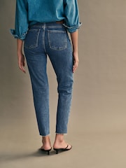 ONLY 100% Cotton Emily High Waisted Straight Leg Jeans - Image 3 of 7