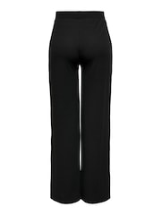 ONLY Black High Waisted Wide Leg 100% Cotton Trousers - Image 7 of 9