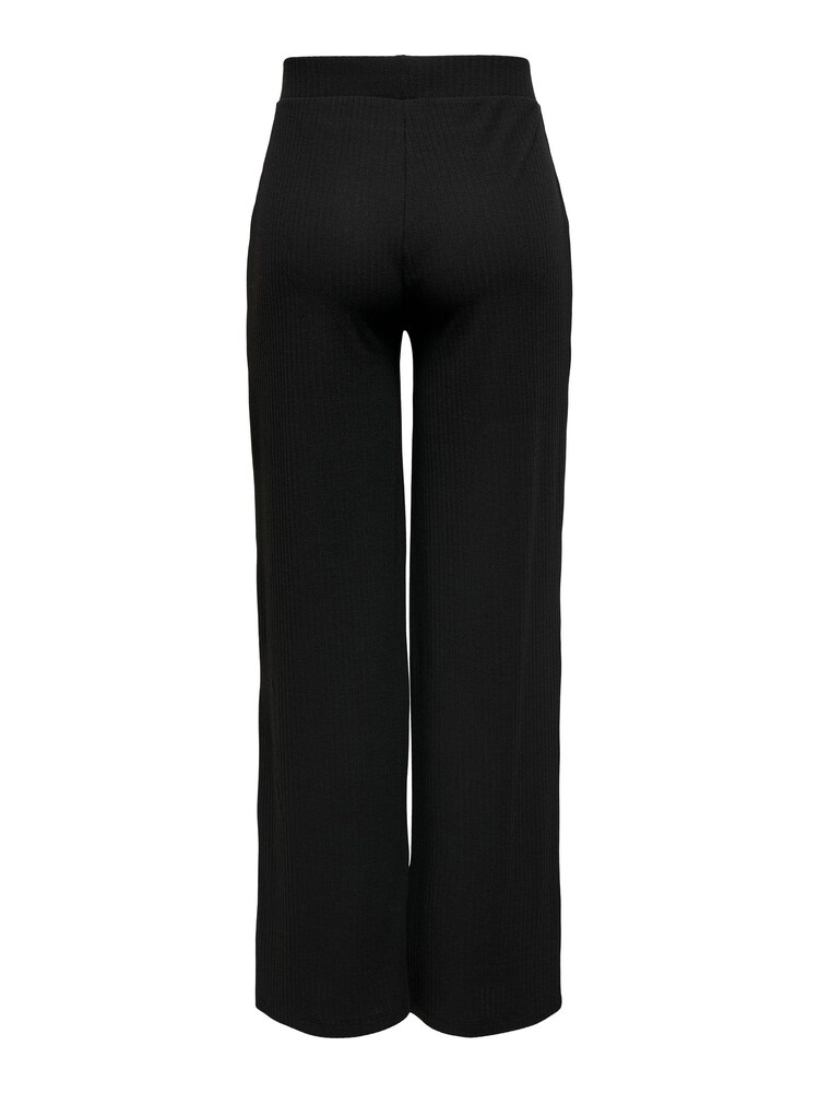 ONLY Black High Waisted Wide Leg 100% Cotton Trousers - Image 9 of 9
