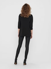 ONLY Ruched Sleeve Workwear 100% Cotton Blazer - Image 3 of 7