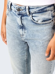 NOISY MAY Blue High Waisted Straight Leg Jeans - Image 5 of 7