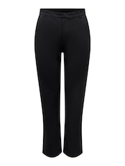JDY Black Straight Leg Smart 100% Cotton Trousers - Image 7 of 7