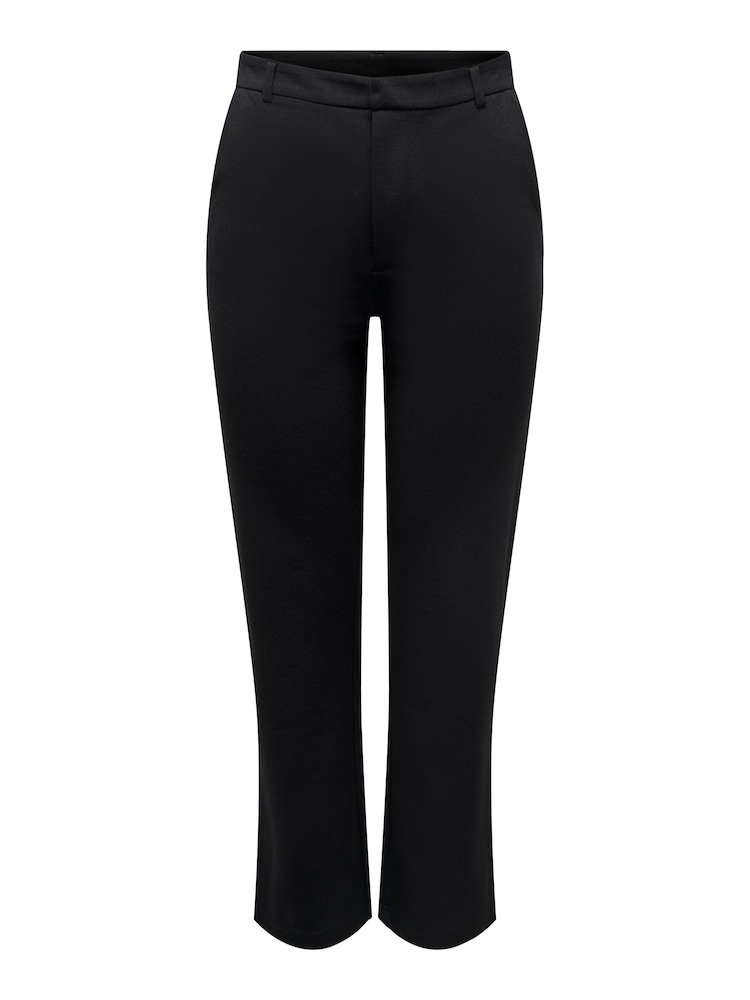 JDY Black Straight Leg Smart 100% Cotton Trousers - Image 7 of 7