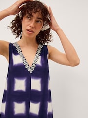 Monsoon Blue Halia Artisanal Tie-Dye Jumpsuit - Image 2 of 3