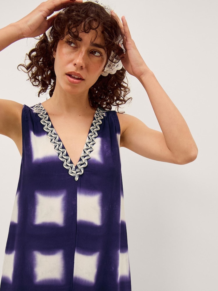 Monsoon Blue Halia Artisanal Tie-Dye Jumpsuit - Image 2 of 3