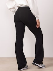 Gym King Black Victory Cotton Jersey Flared Leggings - Image 2 of 4