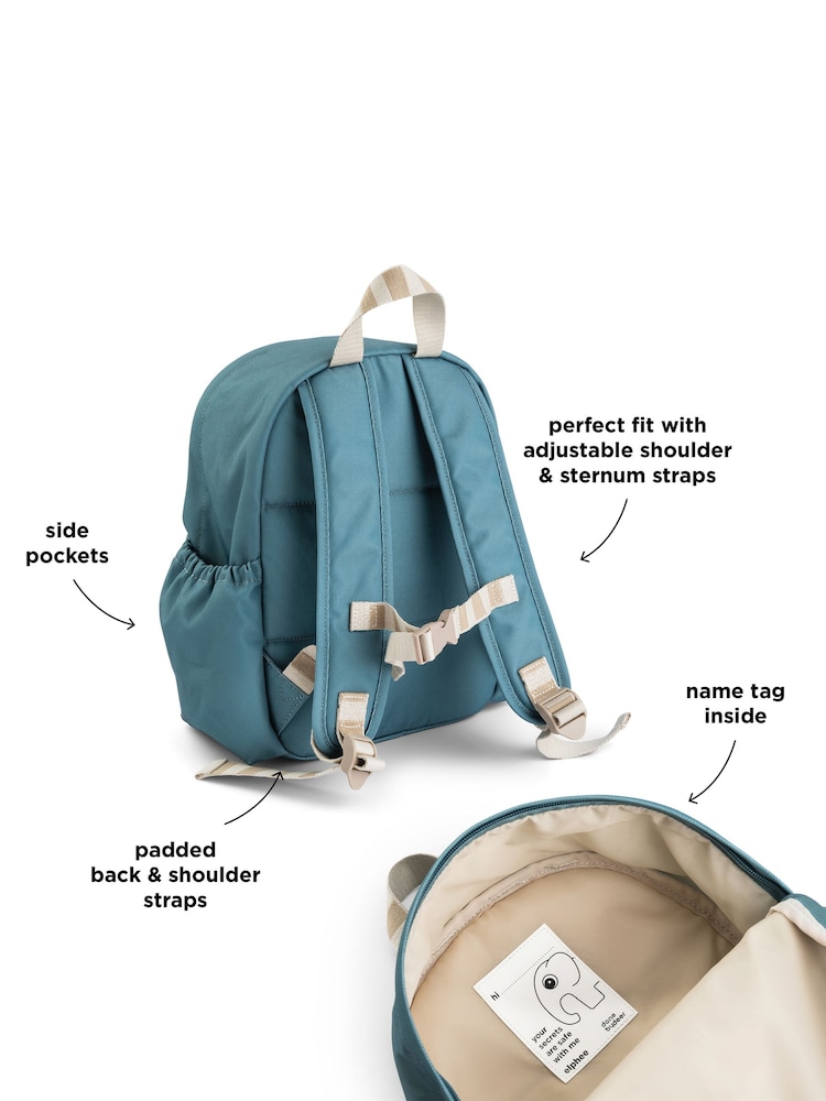 Done by Deer Blue Kids Tiny Trails Backpack - Image 6 of 6 Done by Deer Blue Kids Tiny Trails Backpack - Image 6 of 6