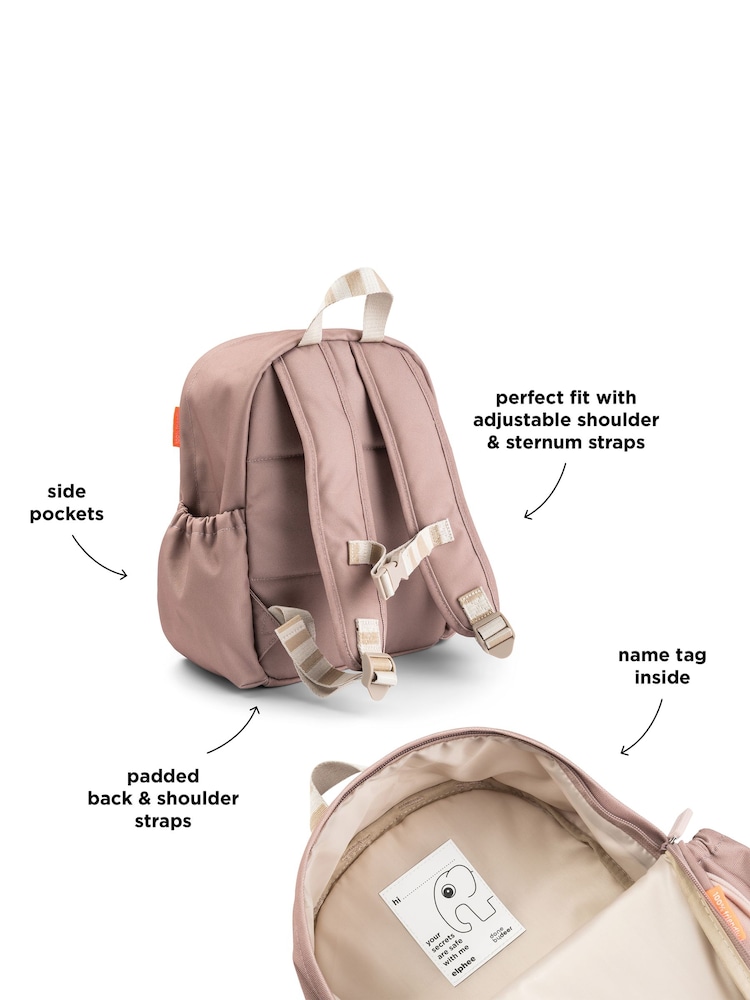 Done by Deer Pink Kids Tiny Trails Backpack - Image 6 of 6 Done by Deer Pink Kids Tiny Trails Backpack - Image 6 of 6