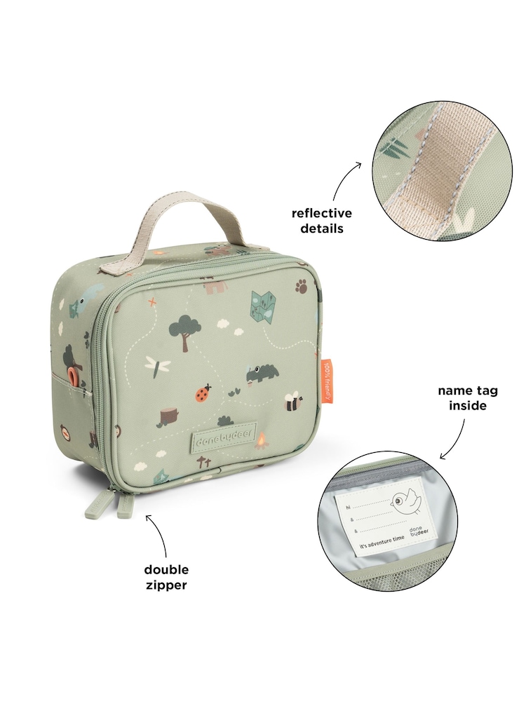 Done by Deer Green Tiny Insulated Tiny Farm Lunch Bag - Image 6 of 6