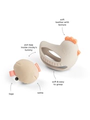 Done by Deer Natural Grip and Teether Toy With Rattle Clucky - Image 4 of 4