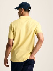 Joules Woody Yellow Regular Fit Cotton Pique Polo Shirt - Image 2 of 7