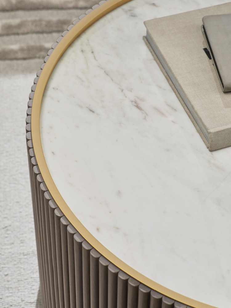 Dark Grey Valencia Mango Wood Coffee Table - Image 2 of 5