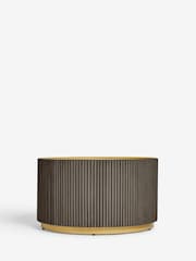 Dark Grey Valencia Mango Wood Coffee Table - Image 4 of 5
