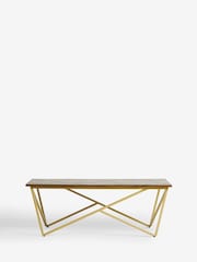 Dark Zaria Mango Wood Coffee Table - Image 4 of 7